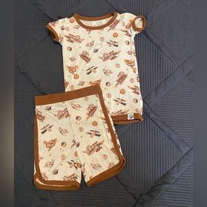 Big Dreams Little Jammies ‘Outersloth’ Bamboo PJ Set